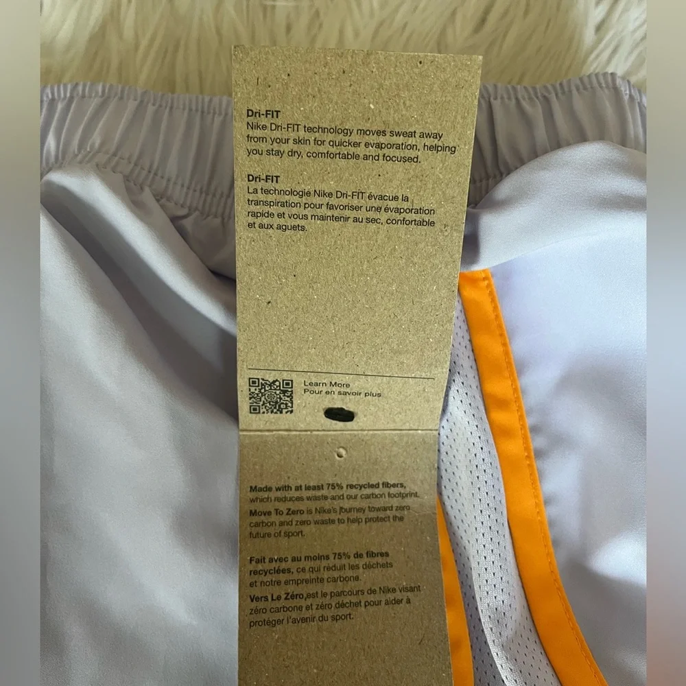 {Nike} Dri-Fit Tempo Activewear Athletic Shorts in Lavender - Size Medium - NWT